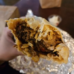 Taco Trio - Inside burrito
