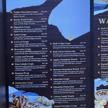 Melt N Dip - menu - Ice Cream & Frozen Yogurt Near Me - Schaumburg, Illinois Melt N Dip - menu - Ice Cream & Frozen Yogurt Near Me - Schaumburg, Illinois