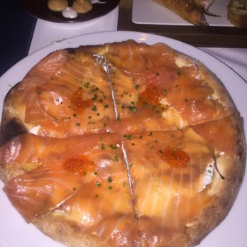 Spago - Smoked Salmon Pizza - New American Near Me - Beverly Hills, California Spago - Smoked Salmon Pizza - New American Near Me - Beverly Hills, California