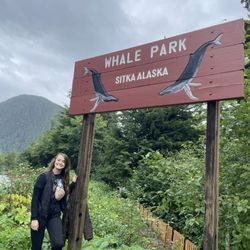 Whale Park - Sign at whale park