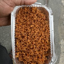 Afro Vegana Foods - 1.8/10 Jollof. Flavorless, dry and sad . Waited 40 mins.