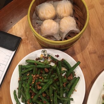 Koi Palace - Har gow and green beans were the star of the meal. Classic staples that were done well. - Dim Sum Near Me - Milpitas, California