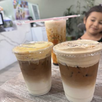 Cafe Sweets - Crème brûlée latte  Boba Milk Tea Tiramisu Latte - Coffee & Tea Near Me - Arcadia, California