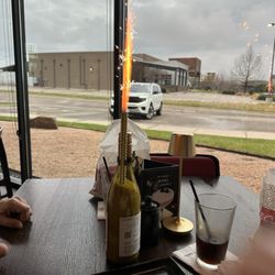 P.F. Chang's - This was my big birthday, sparkler candle, and Keylime pie