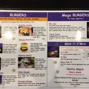 Katsu Burger - Menu - Japanese Near Me - Seattle, Washington Katsu Burger - Menu - Japanese Near Me - Seattle, Washington