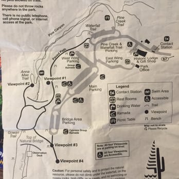 Tonto Natural Bridge State Park - Here is a useful map - Hiking Near Me - Pine, Arizona Tonto Natural Bridge State Park - Here is a useful map - Hiking Near Me - Pine, Arizona