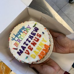 Surprise birthday cake at the end! Surprise birthday cake at the end!