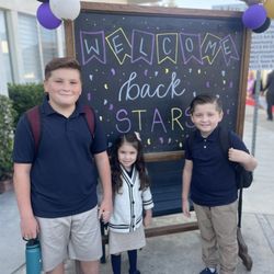 Ventura County Christian School - My kids on the first day back to school