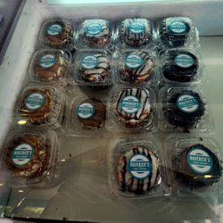Maverick's Donuts - I have to give a little bday dessert tonight so chose for $7 an ice cream sandwich. Vanilla, chocolate or maple.