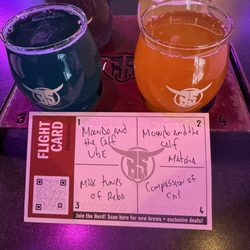 Bolero Snort Brewery and Tasting Room - Flight 1. New Sours.. Star Wars