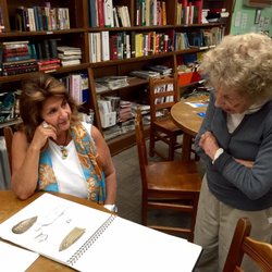 Hunter Public Library - Sharing my book illustrations with June