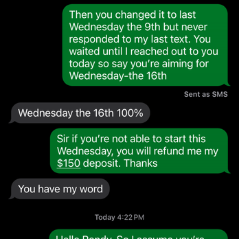 Handyman Services Done Right - He's a liar and a scammer - Drywall Installation & Repair Near Me Handyman Services Done Right - He's a liar and a scammer - Drywall Installation & Repair Near Me