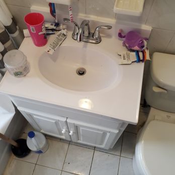 Lu's Piping and Heating - New sink, and toilet - Plumbing Near Me Lu's Piping and Heating - New sink, and toilet - Plumbing Near Me