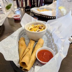 Rubia's - Taquitos and side, $10 lunch special
