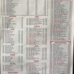 Yue Wah Kitchen - Updated menu (09/20/23)