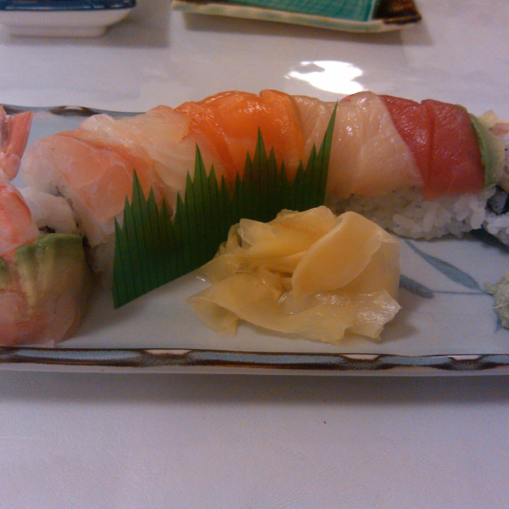 Yamato - Rainbow roll topped with generous fresh fish (assorted) - Japanese Near Me - Tucson, Arizona Yamato - Rainbow roll topped with generous fresh fish (assorted) - Japanese Near Me - Tucson, Arizona