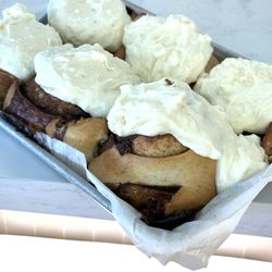 Fresh cinnamon rolls