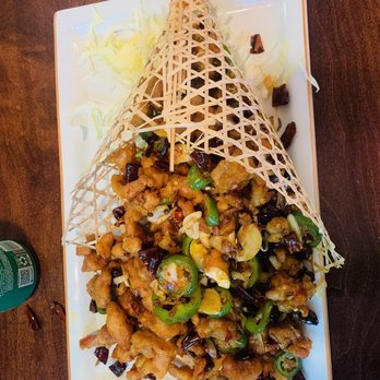 Szechuan Spice - 36. Three Flavor Pepper Chicken - Szechuan Near Me - Pearland, Texas Szechuan Spice - 36. Three Flavor Pepper Chicken - Szechuan Near Me - Pearland, Texas