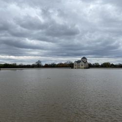 Crescent Hill Reservoir - Cloudy day view.