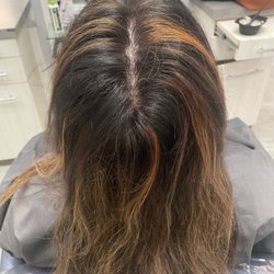 Renew Hair Salon - This is the Horrific job that RENEW SALON & Owner "unethical Tim Simpson" represent! It took 4 1/2 hrs the next morning, to fix!