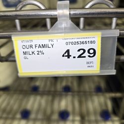 Marketplace Foods - Store brand milk seems to cost more than average