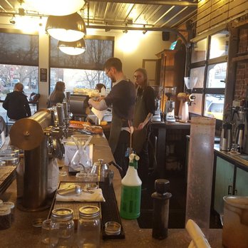 Steam Espresso Bar - Baristas doing their thang. - Coffee & Tea Near Me - Denver, Colorado