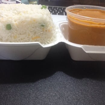Ambar India Restaurant - Lol at the amount of rice. Enough to fill the top AND bottom portions of the container! - Indian Near Me - Cincinnati, Ohio Ambar India Restaurant - Lol at the amount of rice. Enough to fill the top AND bottom portions of the container! - Indian Near Me - Cincinnati, Ohio