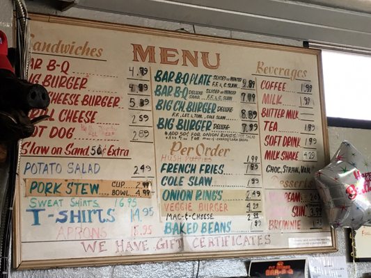 Menu photo 2 Allman's Bar B Q Fredericksburg, VA