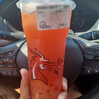 Kung Fu Tea - Strawberry lemon green tea ($6.20) - Bubble Tea Near Me - Ontario, California Kung Fu Tea - Strawberry lemon green tea ($6.20) - Bubble Tea Near Me - Ontario, California