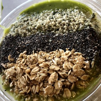 Booster Juice - Sweet green smoothie bowl with granola added - Juice Bars & Smoothies Near Me - Ottawa, Ontario Booster Juice - Sweet green smoothie bowl with granola added - Juice Bars & Smoothies Near Me - Ottawa, Ontario
