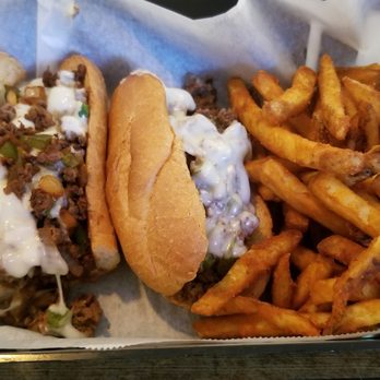 Campus Café - Phillycheesteak with fries - Sandwiches Near Me - Johns Creek, Georgia