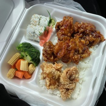Tenkatori - Sweet and Spicy KARAAGE set California Roll - Gluten-Free Near Me - Costa Mesa, California Tenkatori - Sweet and Spicy KARAAGE set California Roll - Gluten-Free Near Me - Costa Mesa, California