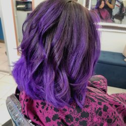 Gloria's Hair salon - Ombre purple
