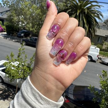 Happy Nails - Look at the amount of detail ! - Nail Salons Near Me - Redwood City, California