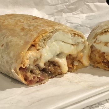 Dog Haus - Haus Burrito (sliced open) - Hot Dogs Near Me - Glendora, California