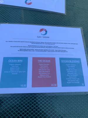 Menu photo 7 Cafe Sakana Newport Beach, CA