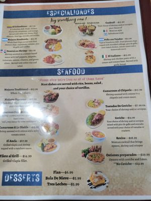 Menu photo 6 El Puerto Restaurant Whitehall, OH