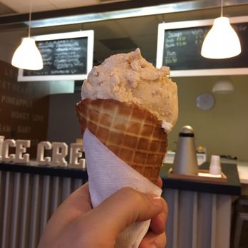 Hello Honey - Salted caramel on fresh waffle cone - Ice Cream & Frozen Yogurt Near Me - Cincinnati, Ohio Hello Honey - Salted caramel on fresh waffle cone - Ice Cream & Frozen Yogurt Near Me - Cincinnati, Ohio