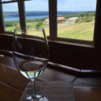 Atwater Vineyards - View from tasting counter - Wineries Near Me - Burdett, New York Atwater Vineyards - View from tasting counter - Wineries Near Me - Burdett, New York