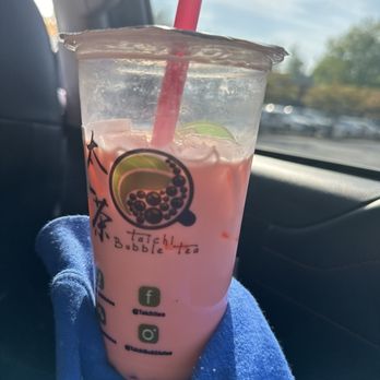 Taichi Bubble Tea - Strawberry milk tea - Bubble Tea Near Me - Atlanta, Georgia