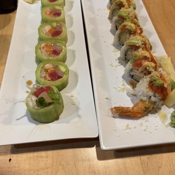 Kai Sushi - Cucumber Wraps and I don't remember the other one - Japanese Near Me - Everett, Washington