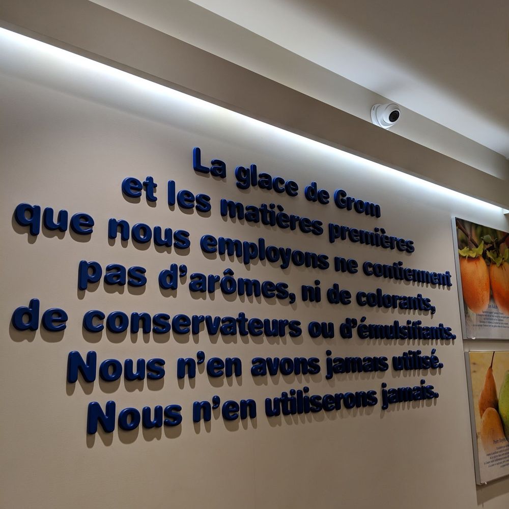 Grom - Ice Cream & Frozen Yogurt Near Me - Paris, 75 Grom - Ice Cream & Frozen Yogurt Near Me - Paris, 75