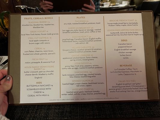 Menu photo 2 Villard Restaurant New York, NY Menu photo 2 Villard Restaurant New York, NY