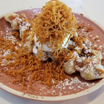 Talia's cafe - Brown Cheese Croffle - Breakfast & Brunch Near Me - Allen, Texas