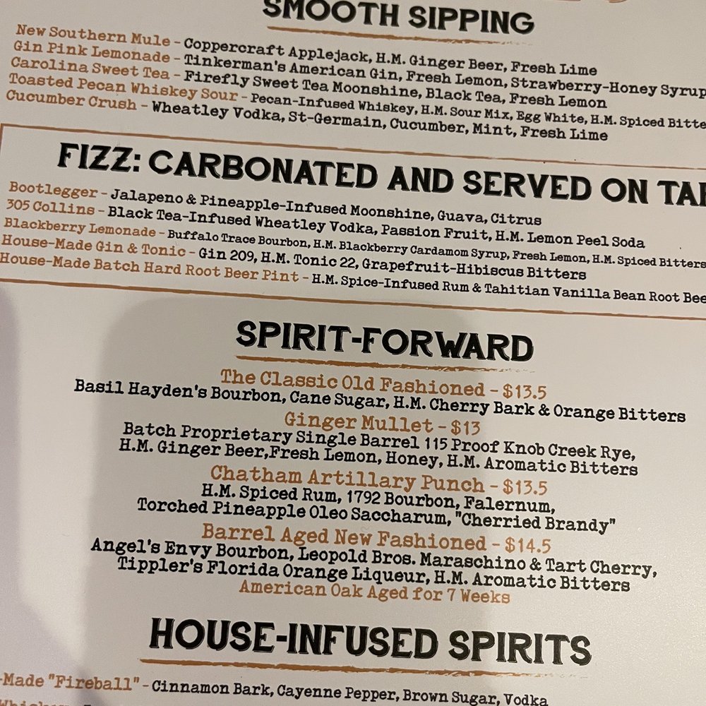 Batch Local Kitchen - Unique cocktail menu - Cocktail Bars Near Me - West Palm Beach, Florida