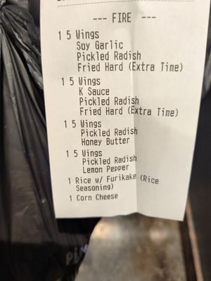 Seoulside Wings & Rice by null