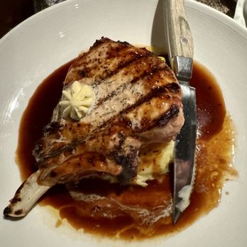 Magnolia Blue - Pork Chop Dinner Plate - Southern Near Me - High Point, North Carolina