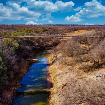 Regency Bridge - Rdgency Suspension Bridge - Landmarks & Historical Buildings Near Me - Mullin, Texas