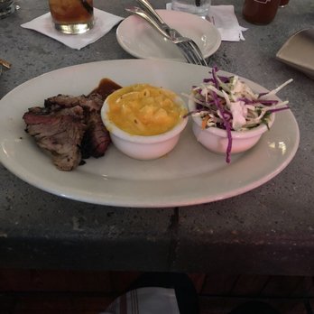 Lamberts Downtown Barbecue - One meat and two sides. This was the brisket, goat cheese Mac and cheese. - Barbeque Near Me - Austin, Texas Lamberts Downtown Barbecue - One meat and two sides. This was the brisket, goat cheese Mac and cheese. - Barbeque Near Me - Austin, Texas