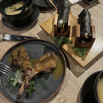 Bleu Bear Sushi - Lamb Chops and Spicy Scallop Hand Rolls - Sushi Bars Near Me - Bedford, Texas